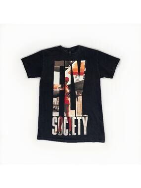 Fly Society Skateboarding Rap T-Shirt Pharrell Terry Kennedy Small 17x26